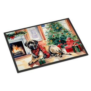 Mastiff confortable paillasson de noël antidérapant lavable faible pile 24H X 36W intérieur et extérieur tapis de porte avant pour entrée - Product Image 1