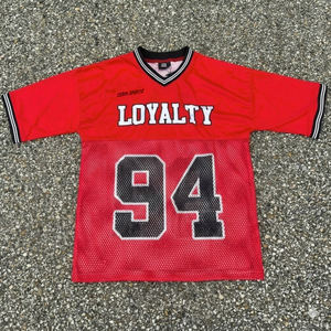 Camiseta deportiva de malla para hombre de primera calidad y bajo precio, hecha con tela de poliéster ligera y transpirable. - Product Image 6