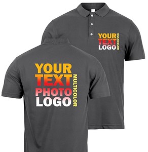เสื้อโปโลผู้ชายแบบ OEM สั่งทำพิเศษ ผ้าคอตตอนปิเก้ ระบายอากาศได้ดี ไม่ยับ ไม่เป็นขุย ขายส่งจำนวนมากสำหรับองค์กร - Product Image 2
