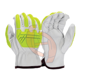 Gants de protection anti-coupure 10 mil, anti-statiques, compatibles écran tactile, en latex durable, avec dos en caoutchouc, stériles, 10 pouces, pour les mains et les bras, fabriqués en usine - Product Image 3