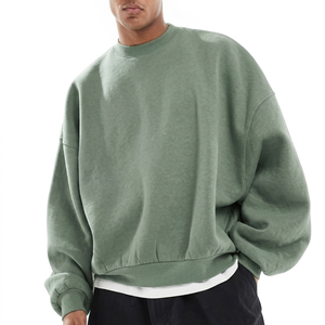 OEM Custom <b>Men</b> <b>Pullover</b> Sweatshirt Premium Cotton Fleece Crew Neck Sweatshirt Best Selling Winter Fashion Wear - Product Image 1