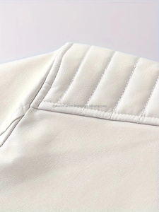 Nouveauté Veste en cuir personnalisée à la mode pour hommes Nouveau style 2024 Vente directe d'usine Veste en cuir pour hommes - Product Image 2