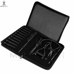 Premium Quality Heavy Duty With Portable Storage Case Durable Multi Purpose Portable Black Color Hair Extension <b>Tools</b> Kits - Product Image 2