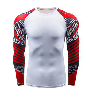 Camiseta de Compresión de Manga Larga para Hombre |   Camiseta de Secado Rápido |   Camiseta deportiva estampada para correr, nadar y entrenar - Product Image 1