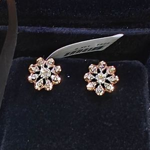 Boucles d'oreilles classiques en or 14 carats de qualité supérieure, diamant de laboratoire de 0,35 ct, plaqué rhodium, certifiées IGI, bijoux fins pour femmes, vente en gros - Product Image 3
