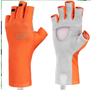 Professional Fishing Gloves for Men and Women Anti Slip Palm Fingerless Design UV Protection Quick Dry Breathable Fabric - Product Image 1