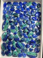 Hochwertiger Azurit-Malachit Loser Edelstein zum Großhandelspreis Erstklassiger Cabochon für Schmuckherstellung 25-30mm Heimdekoration