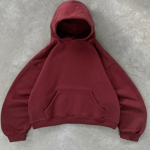 Conjunto de Sudadera con Capucha y Pantalones Deportivos para Hombre, Estilo Casual, Estampado Vintage, Poliéster/Algodón Transpirable, Cierre de Cremallera, Corte Holgado, Tela de 380g, para Otoño - Product Image 6