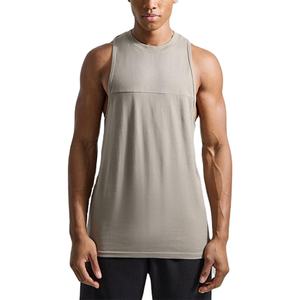 Ropa Deportiva Personalizada OEM, Diseño de Cuello Redondo, 100% Algodón, Ropa de Fitness para Hombre, Corte Largo - Product Image 2