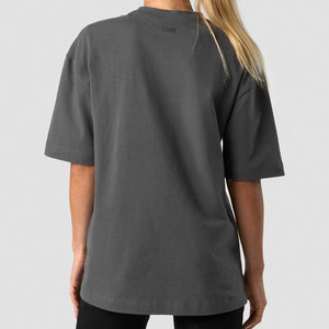 Nueva Camiseta de Verano 2026 de Talla Grande, Ligera, al por Mayor, con Estampado, Ajuste Holgado, Hombros Caídos, Lisa, para Correr - Product Image 2