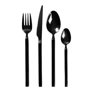stainless steel silver Plated Luxury <b>flatware</b> <b>set</b> with modern look design cutlery <b>set</b> for restaurant wedding hotel home - Product Image 4