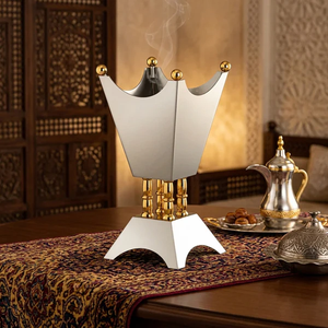 Quemador de Incienso en Forma de Corona de Acero Inoxidable, Difusor de Aromaterapia, Soporte Decorativo para Todas las Estaciones - Product Image 3
