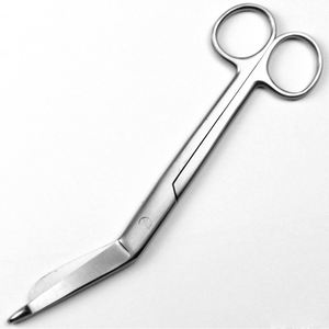 Ciseaux à pansements médicaux 17 cm, qualité allemande, pour chirurgie, premiers secours, sauvetage, traumatisme, type Lister - Product Image 6