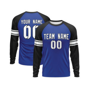 Maillot de sport à manches longues personnalisé OEM, en polyester, séchage rapide, uniforme d'équipe en gros, fabricant de marque privée - Product Image 2