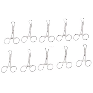 Pinza para Toallas Backhaus de Grado Premium, Paquete de 10, Instrumentos Quirúrgicos de Acero Inoxidable, Manuales, con Certificación CE, Clínicos - Product Image 1