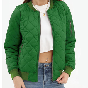 Hot Selling Product <b>Winter</b> Warm Women Bomber Jacket OEM Manufacturer Street Wear Custom Logo Bomber Jacket For Women - Product Image 4