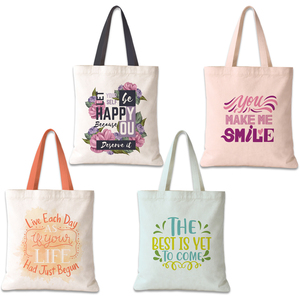 Everyday Canvas Tote <b>Bag</b> Premium Reusable Cotton Carry <b>Bag</b> for Work, <b>College</b> & Grocery Shopping - Product Image 2