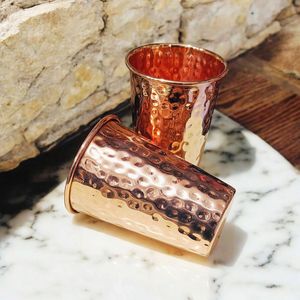 Commercial Copper Glass Tumbler Manufacturer Ayurvedic Drinking Water Cup Bulk Export Metal <b>Drinkware</b> Supplier - Product Image 3