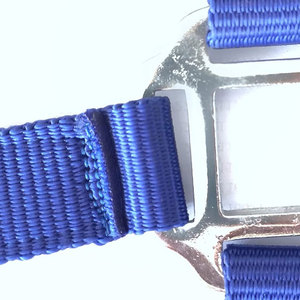 Blue Woven Horse Halter With Horse Pattern Appliques And Metal <b>Rings</b> For Equestrian Riding - Product Image 4