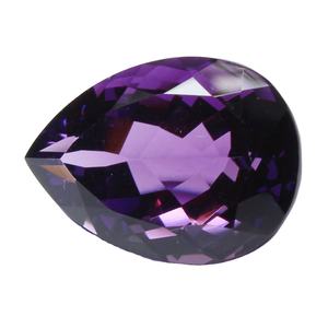 Gran oferta de piedras preciosas de amatista púrpura Natural en forma de pera en venta al por mayor corte facetado tamaño libre piedra natal suelta para hacer joyas - Product Image 4