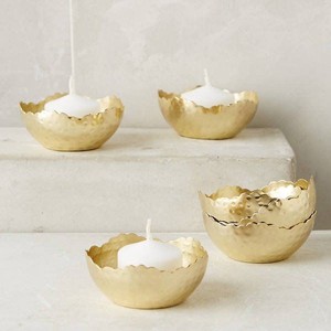 Handmade Engraved Metal <b>Candle</b> Holder Bowl Decorative Luxury <b>Candle</b> Jar Container For Home Wedding Party Decor - Product Image 2