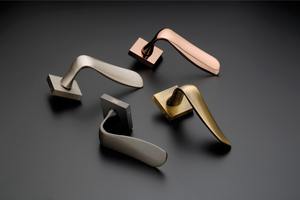 Poignée de porte moderne en acier inoxydable, design massif moulé, cylindre de serrure de haute qualité, quincaillerie de sécurité ANSI Grade 1, serrure plaquée zinc - Product Image 4