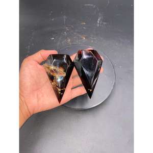 Ámbar Natural Indonesio, Diamante de 9 cm, Gema Suelta Pulida para Joyería y Manualidades, Uso Decorativo - Product Image 6