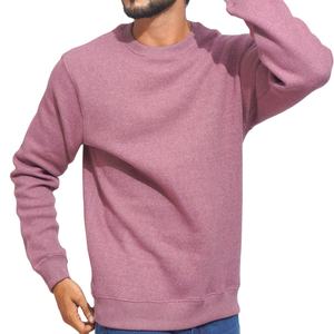 Vente en gros Sweat-shirt à col rond thermique pour hommes Design uni vierge Sweatshirts de haute qualité pour hommes Fabricant de vêtements personnalisés - Product Image 1