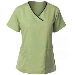 Custom Logo Breathable Cotton Woven Nursing Hospital Uniforms Nurse Beauty Dental Salon Work Clothes Medical <b>Scrubs</b> <b>Set</b> <b>Women</b> - Product Image 6