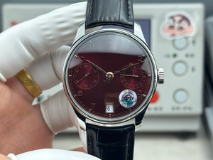 Classic Romantic Business Luxury Wine Red Dial Sports, Banquet, Travel Date Display Automatic <b>Mechanical</b> Men's <b>Watch</b> - Product Image 1