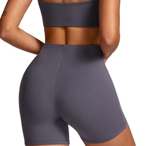Ropa deportiva para mujer, ropa de entrenamiento, Top corto deportivo, mallas de cintura alta, pantalones cortos, ropa de gimnasio, trajes deportivos de punto, ropa deportiva - Product Image 4