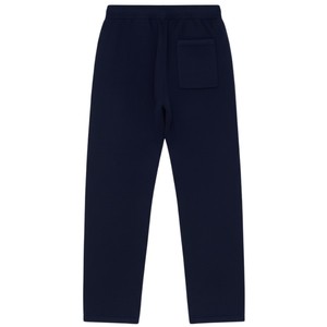 Knit Jogger <b>Pants</b> Navy Casual Sweatpants Elastic Waist Lounge Wear Soft Knit Trousers Relaxed Fit for Men Women - Product Image 2