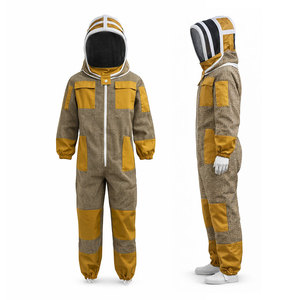 Overol de Apicultura de Tres Capas Ventilado de Poliéster para Hombres y Mujeres, Profesional, Protección Corporal Completa, Certificado CE - Product Image 1