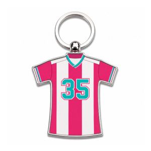 Llavero Metálico Personalizado con Impresión UV, Diseño de Uniforme de Fútbol, para Artículos de Fanáticos - Product Image 4