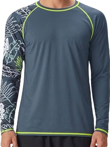 เสื้อรัดกล้ามเนื้อแบบแห้งเร็วพิมพ์ลายดิจิตอลแบบกำหนดเองใหม่ปี 2019 สำหรับกีฬา MMA สำหรับผู้ชาย (โพลีเอสเตอร์/สแปนเด็กซ์) - Product Image 3