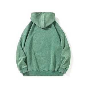 เสื้อฮู้ดผู้ชายสไตล์ฮิปฮอปแบบสวมหัว ผ้าโพลีเอสเตอร์ 100% หนานุ่ม ทรงหลวม ใส่สบายสำหรับฤดูใบไม้ร่วง  ผ้าทอเนื้อหนา กันลม มีกระเป๋า  ลายนูน - Product Image 2