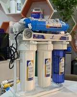 Vente d'usine domestique RO purificateur d'eau 6 étapes Ultra Filtration 100gpd RO filtre à eau pour la maison potable étiquette personnalisée système RO