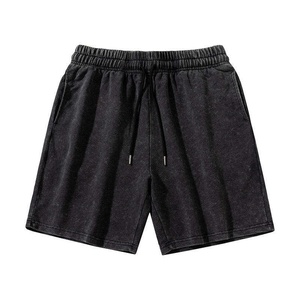 Conjunto de Shorts de Verano para Hombre, Diseño Nuevo, 2 Piezas, Camiseta de Felpa, Lavado Ácido, Transpirable, Ligero, 100% Algodón, Estampado Urbano - Product Image 3