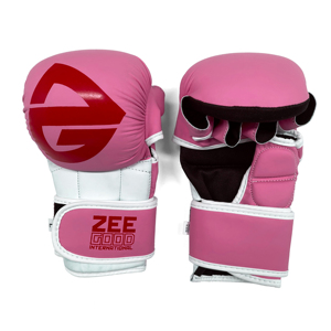 Comfortable UFC MMA <b>Half</b>-Finger PU Leather Shooter Gloves New Design Breathable for Training in Martial Arts MMA Sparring Gloves - Product Image 2