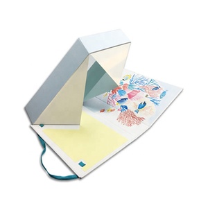 Wholesale Customized Colorful Cosmetic Transport Folding gift <b>box</b> <b>Christmas</b> gift <b>box</b> with ribbon - Product Image 1
