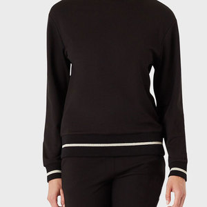 Ensemble de survêtement d'hiver pour femmes, tissu polaire chaud et doux, haut à manches longues et pantalon assorti pour temps froid - Product Image 4