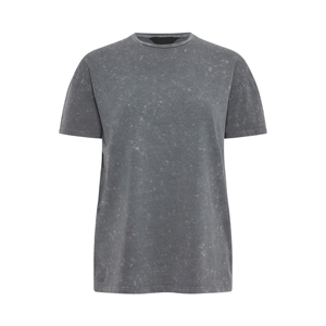 เสื้อยืดผู้หญิงแบบฟอกสี ผ้าฝ้ายนุ่ม ทรงปกติ สไตล์สตรีทแวร์ ซัมเมอร์ เป็นมิตรกับสิ่งแวดล้อม แห้งเร็ว รับผลิตแบบ OEM แบรนด์ส่วนตัว - Product Image 6