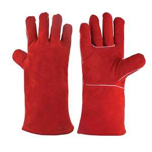 Guantes de Soldadura de Cuero Resistentes al Fuego, Personalizados, Guantes de Seguridad para Manos Resistentes al Calor - Product Image 4