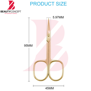 Ciseaux à cuticules en acier inoxydable de qualité supérieure, lame incurvée, multi-usages, pour manucure, pédicure, beauté et soin des ongles - Product Image 6