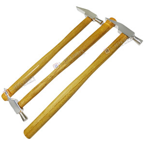 Marteau pointu large Niethammer avec tête en acier inoxydable et manche en bois, instruments professionnels de laboratoire dentaire, orthodontie - Product Image 1