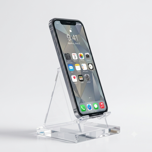Soporte Ajustable para Teléfono Móvil de Acrílico Transparente Personalizado, Soporte de Escritorio para Celular, Soporte para Tablet - Product Image 3