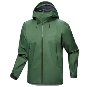 Windbreaker Streetwear Quilted Eco-Friendly Winter Stand Front Full Seam Sealed Hard Shell Single Layer Waterproof <b>Jacket</b> <b>Men</b> - Product Image 2