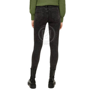 Nouveau style de pantalon en jean pour femme, usage extérieur, meilleure qualité, couleur unie, prix abordable - Product Image 4