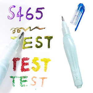 กาวน้ำ PLOMA 10 กรัม สีใสและสีฟ้าอ่อน แบบฟอยล์เหนียว หัวบอล 0.1 ซม. กาวพลาสติกสำหรับงานประดิษฐ์ ชุด 12 ชิ้น - Product Image 6
