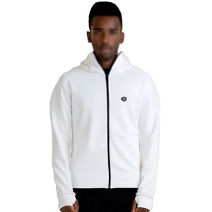 Sudaderas con Capucha Extra Grandes para Hombre con Cierre, Logotipo Personalizado en la Parte Delantera, Servicio OEM al por Mayor, Ropa Urbana de Felpa, Ajuste Holgado, Transpirable, EE. UU. - Product Image 1